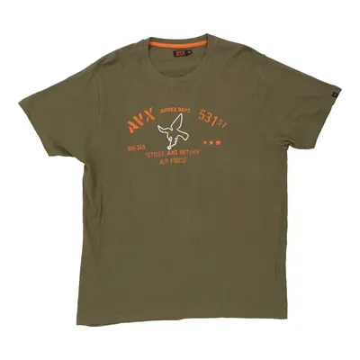 Avirex T-Shirt - 2XL Khaki Cotton