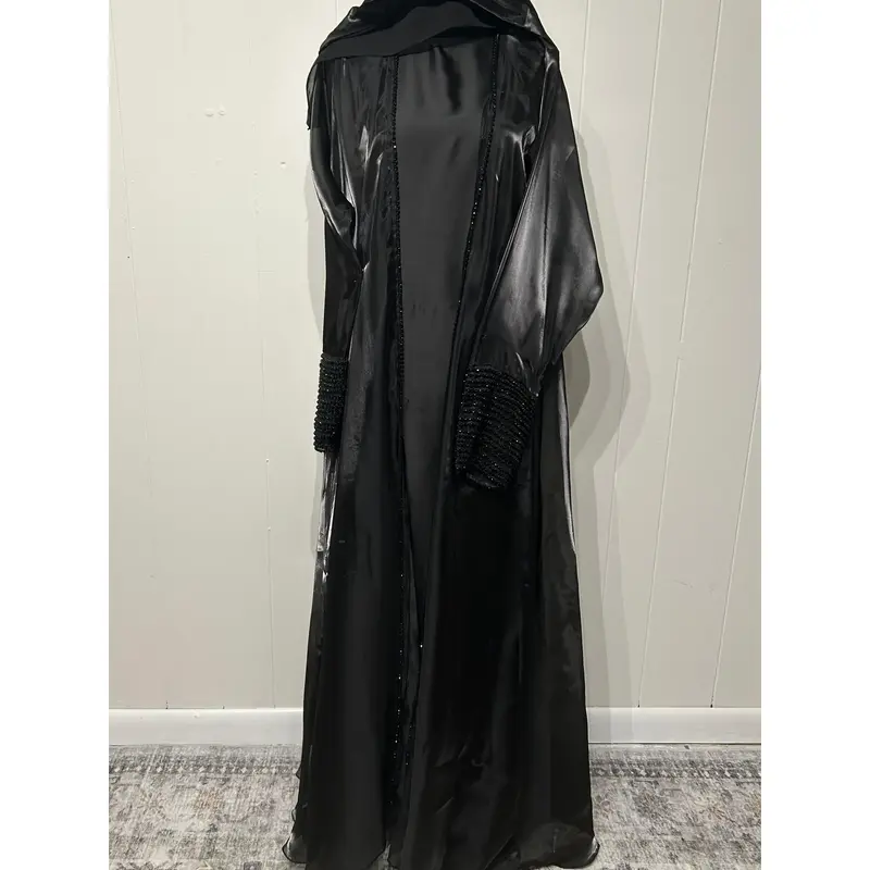 Zaina 4-Piece Abaya - Black