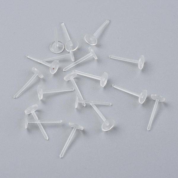 Eco-Friendly Plastic Stud Earring Findings