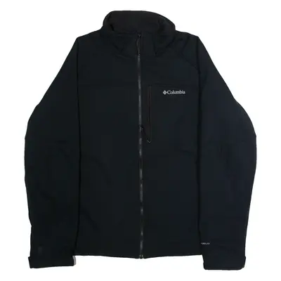 COLUMBIA Mens Shell Jacket Black 2XL