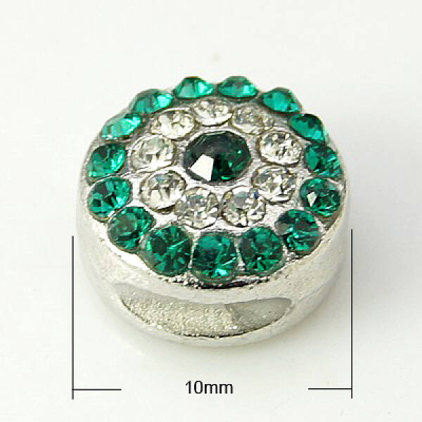 Alloy Rhinestone Beads