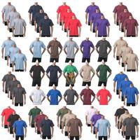 3 Pack Pro Club Men's Heavyweight Short Sleeve T-Shirt cotton Streetwear Menswear shirts men vintage shirts