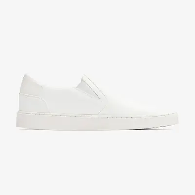 Men's Slip On | White | Size: 12
