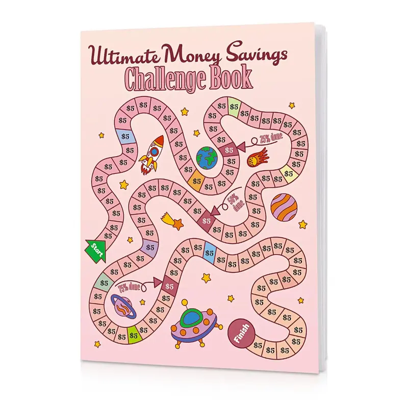 Ultimate Money Saving Challenge Book, Challenge Book with 100 Envelopes, Money Saving Challenge Planner Book