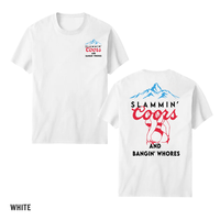 Slammin’ Coors T-Shirt, Bold Party Graphic On Back, Soft Cotton Fabric, Unisex Fit For Men And Women, Fun Gift For Beer Lov...