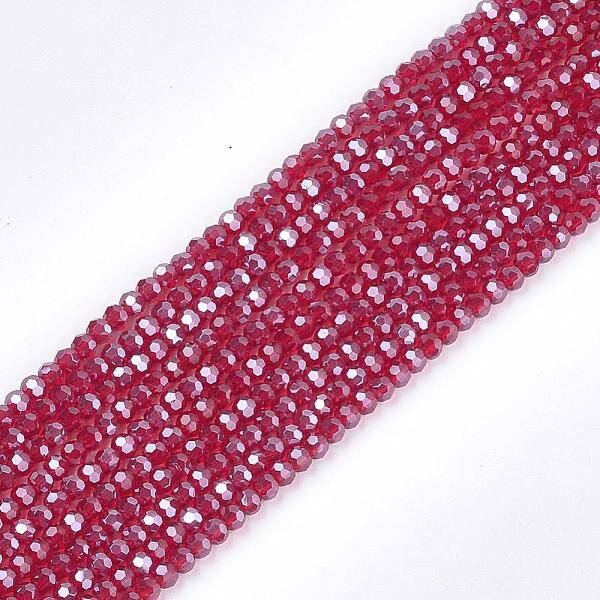 Electroplate Glass Bead Strands