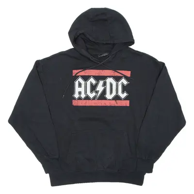 ACDC Band Mens Black Hoodie M
