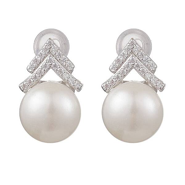 Natural Pearl Ear Studs