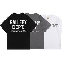 GALLERY DEPT T-shirt Cotton Fashion T shirt classic letter print T-shirts for men and women couples loose Leisure short sleev...