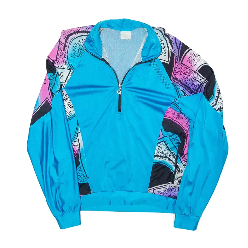 GONSO 1/4 Zip Blue Pullover Jacket M