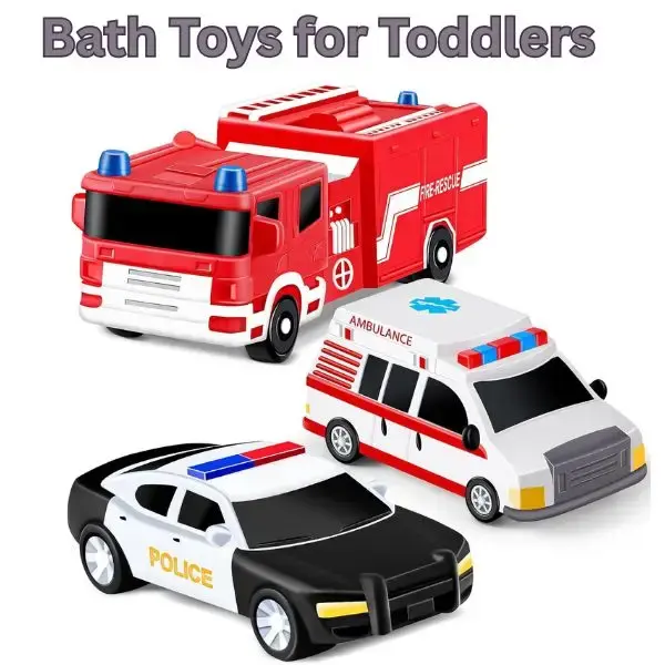 No-Hole Bath Toys for Toddlers Ages 1-3 2-4 – Car Baby Pool Toys for Kids 4-8, Outdoor Water Toys for Bathtub, Beach, Water...