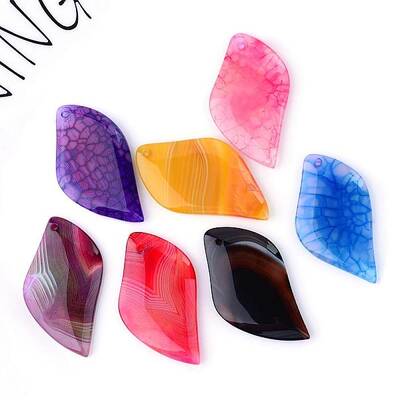 Natural Agate Pendants