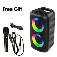 Portable Wireless Bluetooth Speaker With Microphone, Large Speaker, Stereo Speaker, Subwoofer, Outdoor Wireless Speaker, Part...