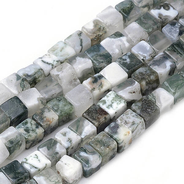 Natural Tree Agate Beads Strands