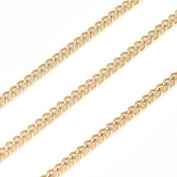 3.28 Feet 304 Stainless Steel Curb Chain