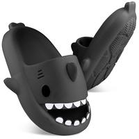 Men's Open Toe Shark Sandals Slippers Flipflop Shark Slides Novelty Pillow Slippers Cushioned Cloud Slides Boy Footwear