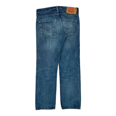 501 Levis Jeans - 32W 27L Blue Cotton