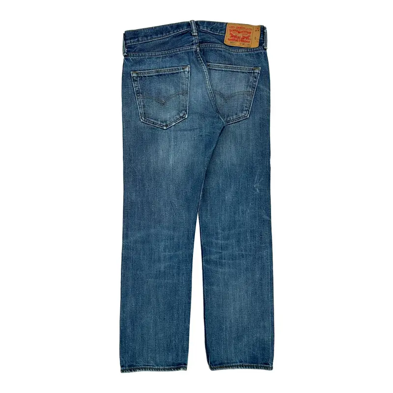 501 Levis Jeans - 32W 27L Blue Cotton