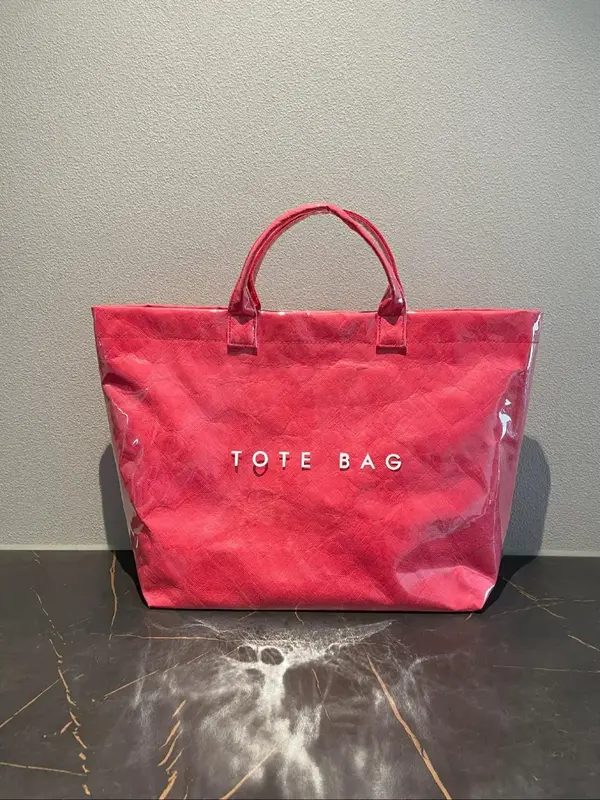 Fashion Letter Pattern Tote Bag, Large Capacity Shoulder Bag for Women & Men, Casual Trendy Versatile High-quality Daily Comm...