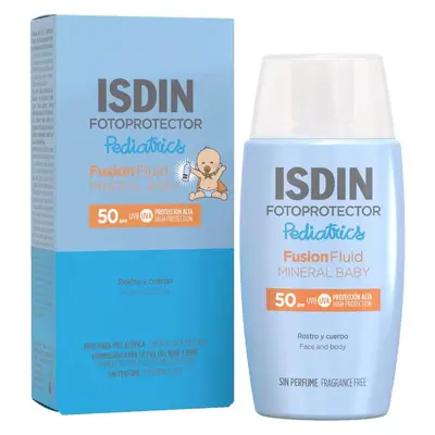Isdin Fotoprotector Pediatrics Fusion Fluid Mineral Baby Spf 50 50 Ml