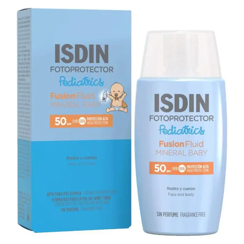 Isdin Fotoprotector Pediatrics Fusion Fluid Mineral Baby Spf 50 50 Ml