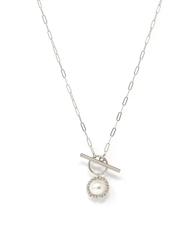Zaor Necklace | Metal Color: Silver