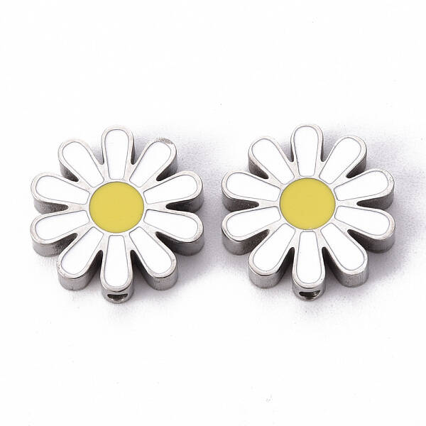 304 Stainless Steel Enamel Beads