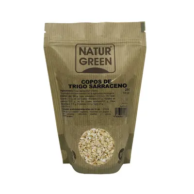 Naturgreen Organic Buckwheat Flakes 250g Gluten Free