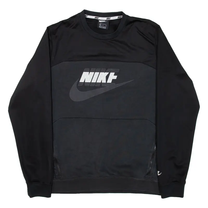 NIKE Mens Sweatshirt Black M