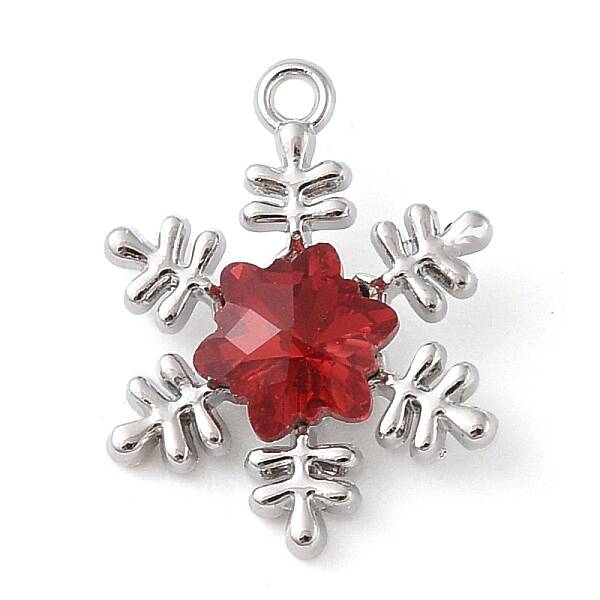 Alloy with Rhinestone Pendants