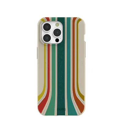 London Fog Retro Lines iPhone 15 Pro Max Case