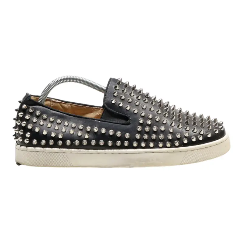 CHRISTIAN LOUBOUTIN Pump Shoes Black Synthetic Mens UK 9