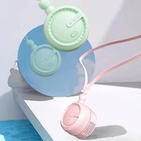 Portable Neck Fan, USB Rechargeable Bladeless Neck Fan, 360 Degree Rotating Neck Fan for Outdoor Sports, Cordless Camping Fan