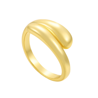 Evry Jewels Two Sided Ring for Women – Unique Double-Sided Ring – Available in Gold or Silver