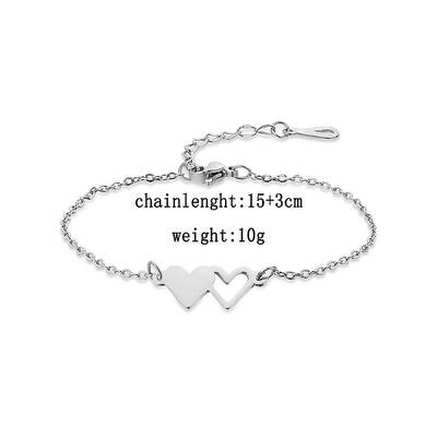 Fashionable stainless steel bracelet for daily wear