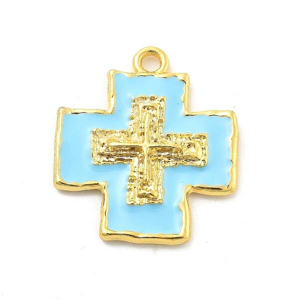 Brass Enamel Pendants