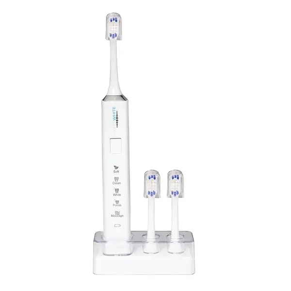Superwhite White Soft Sonic Toothbrush + 3 Heads