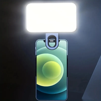 Portable Selfie LED Lights, 1 Set Mini Fill Light,USB Rechargeable Clip-on Selfie Light Camera Accessories