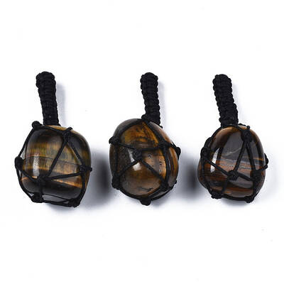 Natural Tiger Eye Pendants