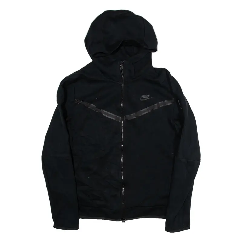 NIKE Womens Black Hoodie Full Zip M