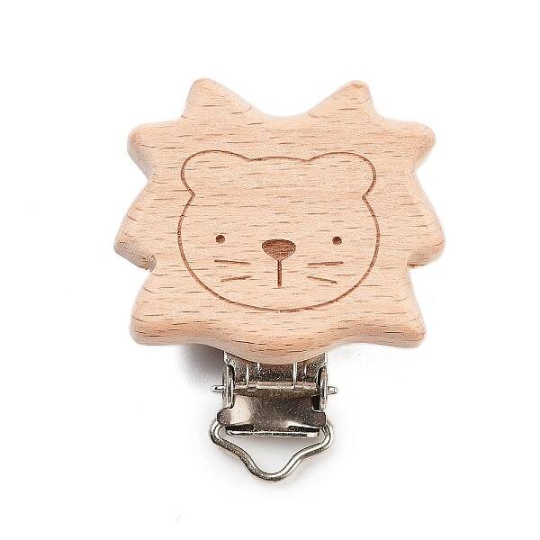 Beech Wood Pacifier Clip