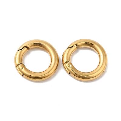 Ion Plating(IP) 304 Stainless Steel Spring Gate Ring