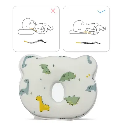 Baby Pillow Cute Bear Shape Memory Cotton Pillow Core Soft and Cozy Pillow Hеad Shaping Pillows Prеvents FΙat Hеad