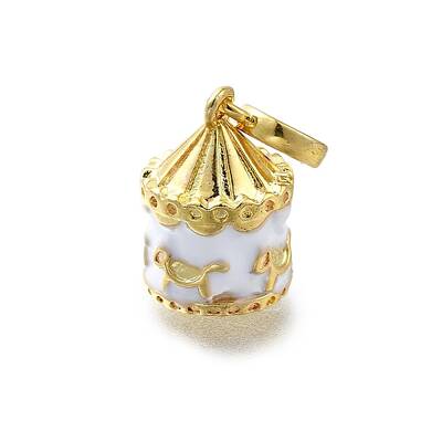 Brass Enamel Pendants