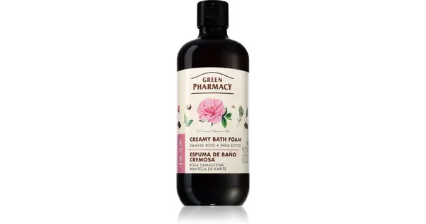 Green Pharmacy Cream Bath Mousse With Shea Butter Damask Rose And Shea Butter 500 Ml