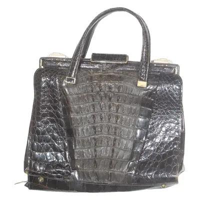 Womens Handbag Maroon Leather 90s