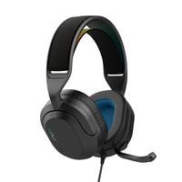 JLab Nightfall Gaming Headset, Flip-to-Mute Rotating Boom Mic, 50mm Drivers, Wired 3.5mm for PC, PS5, PS4, Xbox Series X/S, X...