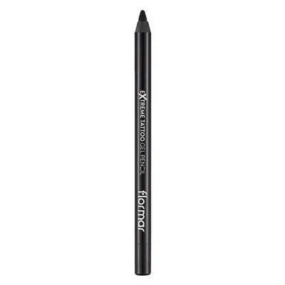 Flormar Extreme Tattoo Gel Waterproof Gel Pencil For Eyes Color 06 Onyx 1.2 G