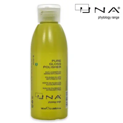 Una Pure Gloss Polisher 150Ml Olio Lucidante Azione Anti-Crespo