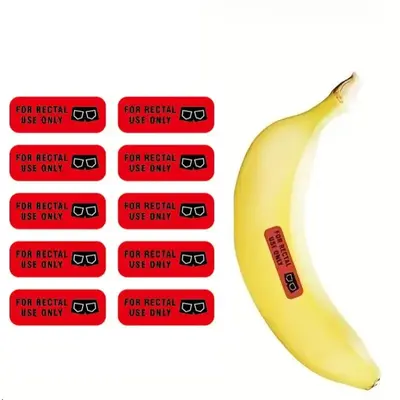 For Rectal Use Only Labels, 200pcs/10 Sheets Permanent Adhesive Sticker, Self-adhesive Waterproof Stickers